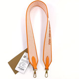 BURBERRY Shoulder strap 80432431 pocket bag strap cotton/leather Orange unisex New