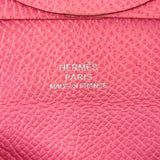 HERMES coin purse Bastia Epsom pink pink XCarved seal unisex Used