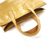 LOUIS VUITTON Handbag M91144 Reed PM Monogram Vernis yellow Women Used