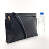 LOEWE Shoulder Bag 126.57.R77 T pouch 2WAY leather Black Women Used