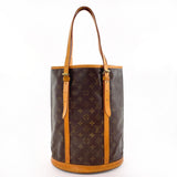 LOUIS VUITTON Tote Bag M42236 Bucket GM Monogram canvas/Leather Brown Women Used