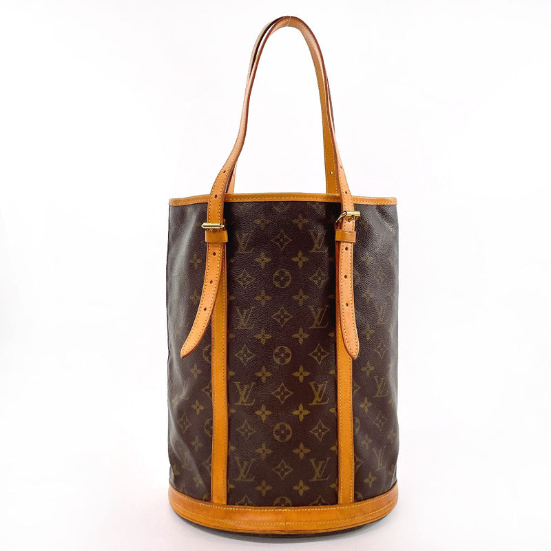 LOUIS VUITTON Tote Bag M42236 Bucket GM Monogram canvas/Leather Brown Women Used