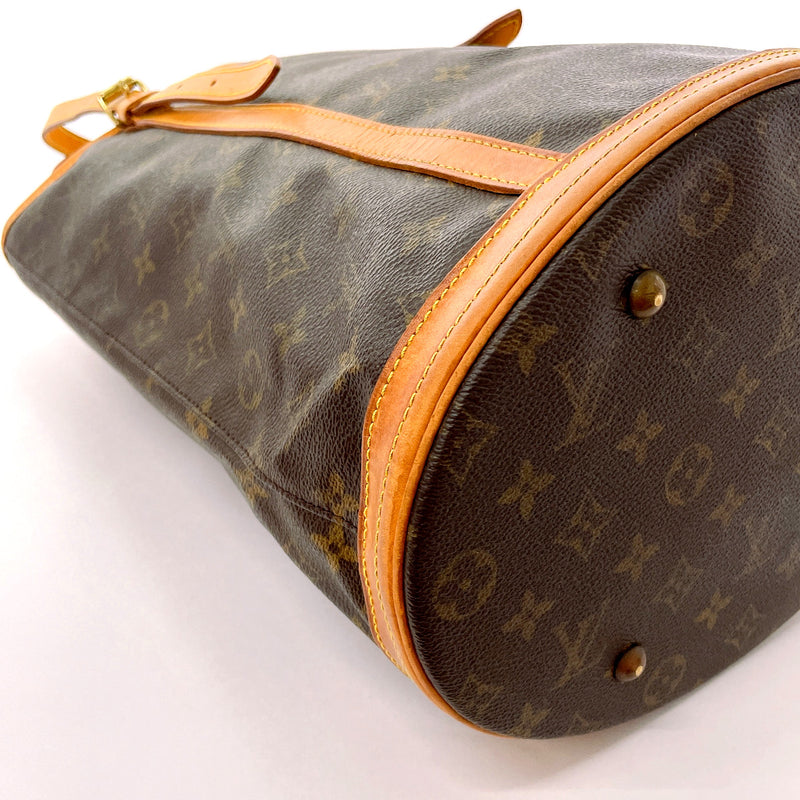 LOUIS VUITTON Tote Bag M42236 Bucket GM Monogram canvas Leather