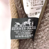 HERMES Other miscellaneous goods cushion brandenburg wool/cashmere Brown unisex Used