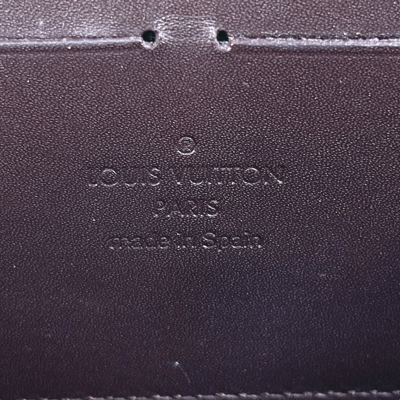 LOUIS VUITTON purse M93522 Zippy wallet Monogram Vernis Bordeaux Bordeaux Women Used