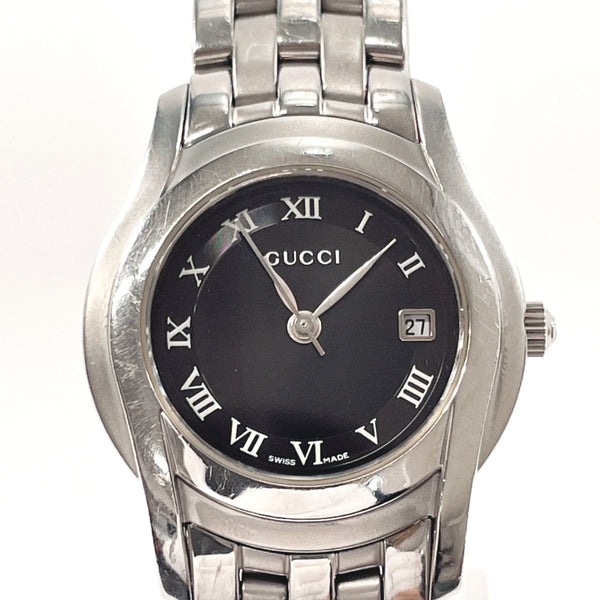 GUCCI Watches 5500L Stainless Steel/Stainless Steel Silver Silver Women Used