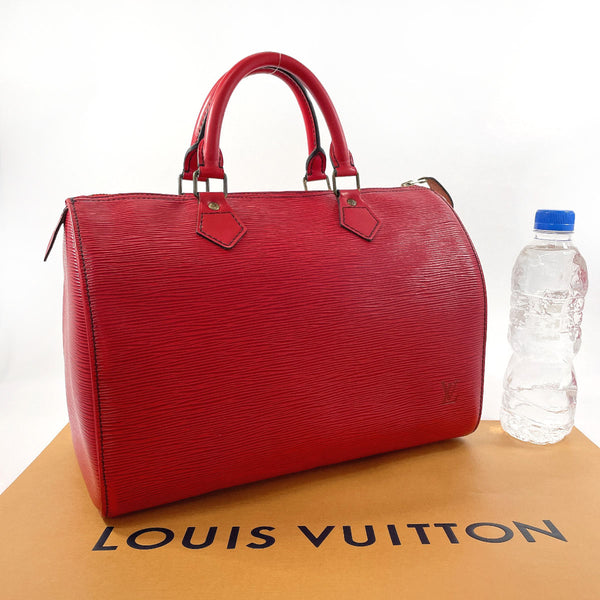 LOUIS VUITTON Handbag M43007 Speedy 30 Epi Leather Red Red Women Used