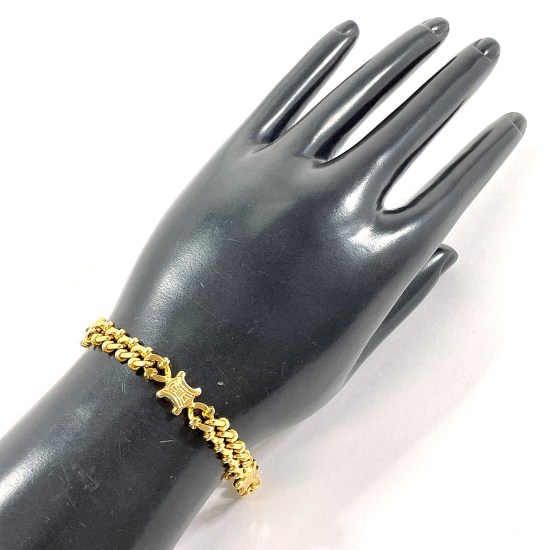 CELINE bracelet Macadam Gold Plated gold Women Used