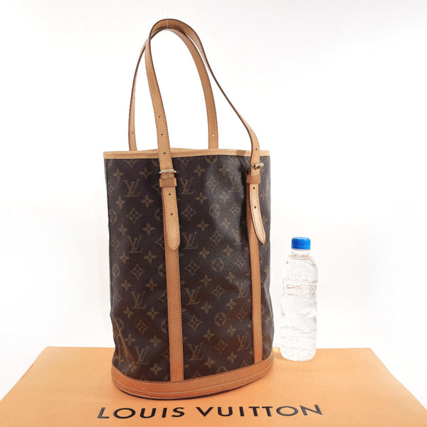 LOUIS VUITTON Tote Bag M42236 Bucket GM Monogram canvas/Leather Brown Women Used