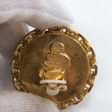 CHANEL Earring COCO Mark vintage metal gold 2 8 Women Used - JP-BRANDS.com