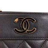 CHANEL Shoulder Bag A93086 Matelasse Mademoiselle Chain Sheepskin black Women Used - JP-BRANDS.com