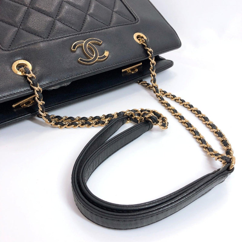 Chanel Black Quilted Leather Mademoiselle Vintage Shopping Tote Bag -  Yoogi's Closet