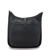 HERMES Shoulder Bag Evelyn 3 PM Taurillon Clemence black Brunoir X Women Used - JP-BRANDS.com