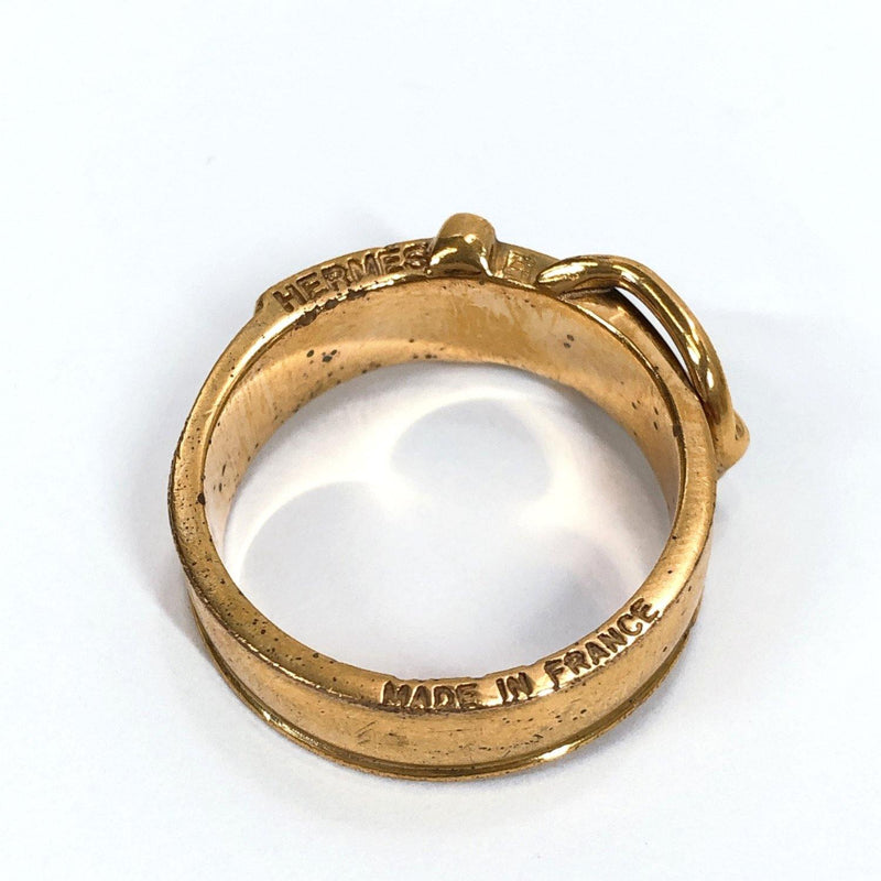 Hermes Belt Motif Gold Scarf Ring w/Box RARE – Carre de Paris