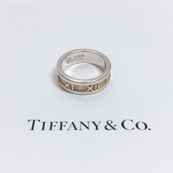 TIFFANY&Co. Ring Atlas Silver925 12 Silver Women Used