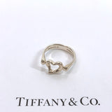 TIFFANY&Co. Ring Open heart Elsa Peretti Silver925 8.5 Silver Women Used