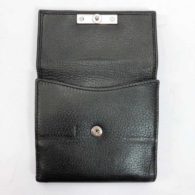 GUCCI wallet 233049 4784 42 Bamboo leather black Women Used - JP-BRANDS.com