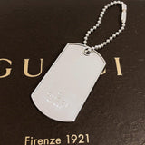 GUCCI key ring Dock tag plate Silver925 Silver mens Used - JP-BRANDS.com