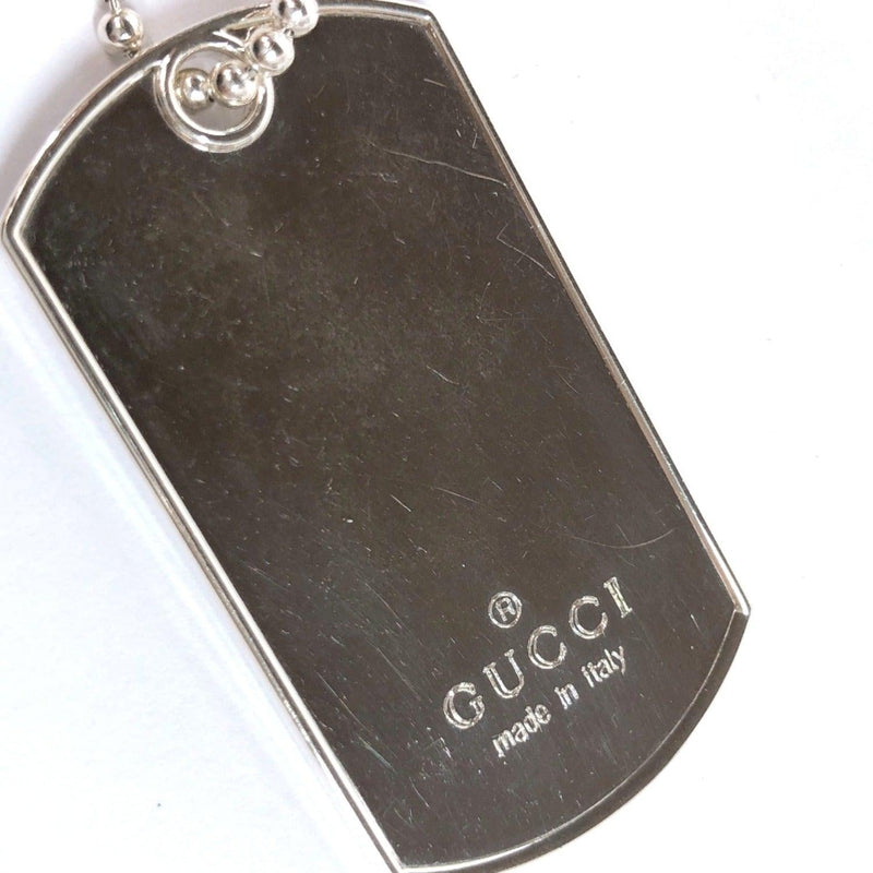 GUCCI key ring Dock tag plate Silver925 Silver mens Used - JP-BRANDS.com