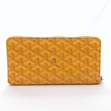 GOYARD purse Matignon Zip GM leather yellow Women Used - JP-BRANDS.com