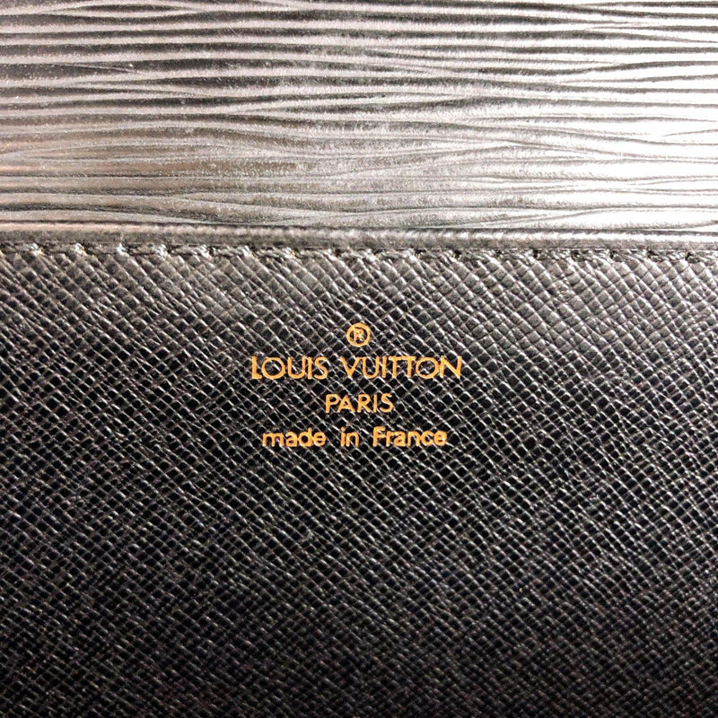 Louis Vuitton Ambassadeur Bag Monogram Seal Leather PM Black 1541242