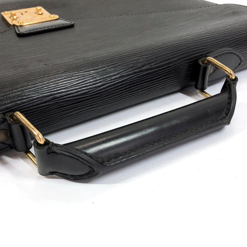Louis Vuitton black Leather Ambassadeur PM Bag