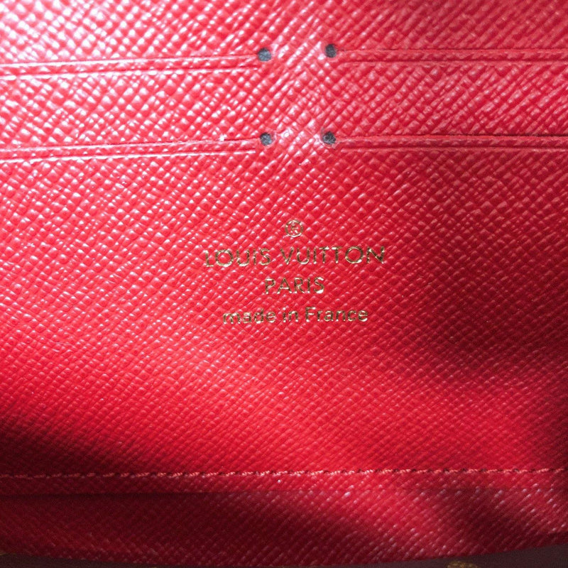 LOUIS VUITTON Zippy Wallet Retiro Monogram Leather Brown Fuchsia M64151  32YB065