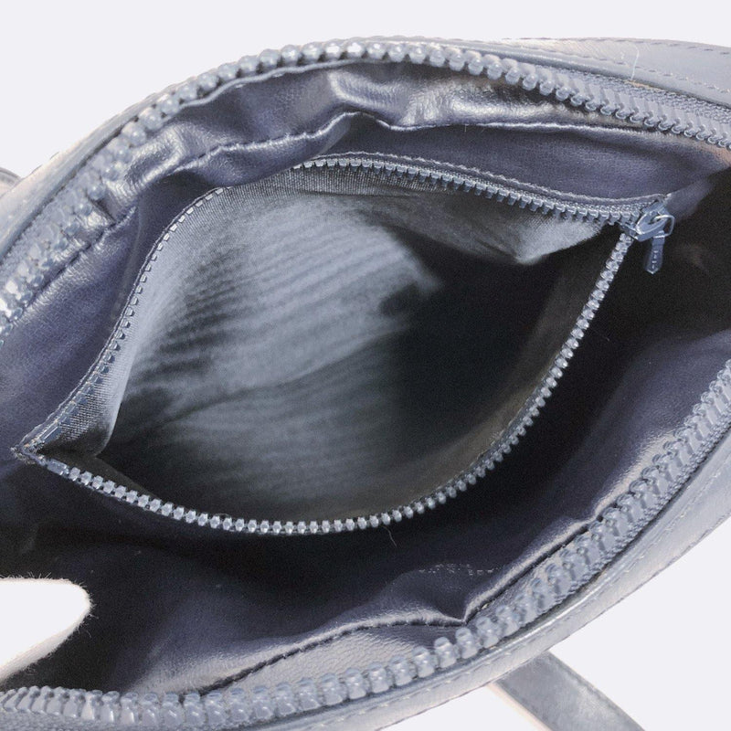 CELINE Shoulder Bag Diffusion vintage canvas Navy Women Used - JP-BRANDS.com
