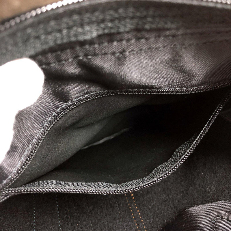 Longchamp Handbag 0835216 felt black Women Used - JP-BRANDS.com
