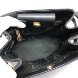 Salvatore Ferragamo Shoulder Bag AN21 Gancini Bucket type leather black gold Women Used - JP-BRANDS.com