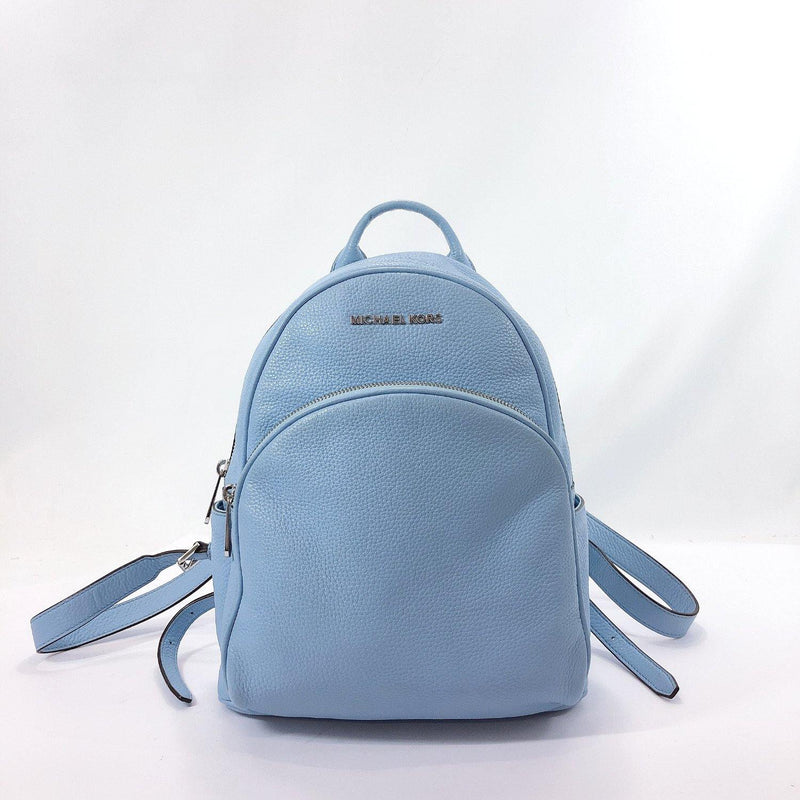 Michael Kors Backpack Daypack 35S7SAYB1L Abbey leather blue Women Used - JP-BRANDS.com