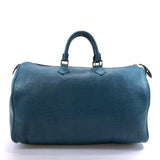 LOUIS VUITTON Handbag M42985 Speedy 40 vintage Epi Leather blue Women Used - JP-BRANDS.com