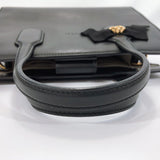 GUCCI Handbag 443089 Double G GG RIBBON Japan limited model leather black Women Used - JP-BRANDS.com