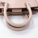 Michael Kors Handbag 30T8GN4M2L Benning leather pink Used - JP-BRANDS.com