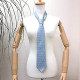 CHANEL tie silk blue mens Used - JP-BRANDS.com