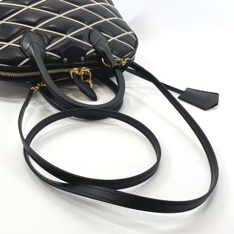 LOUIS VUITTON Handbag M50000 Martage Alma PM lambskin Black Women Used –