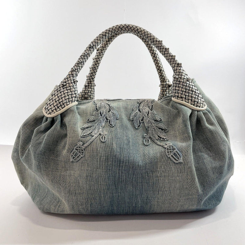 FENDI Handbag 8BR511 Spy bag denim blue Women Used - JP-BRANDS.com