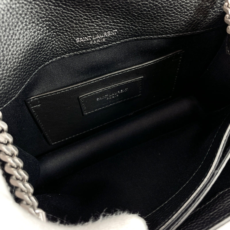 SAINT LAURENT PARIS Shoulder Bag 515822 Chain bag leather Black 