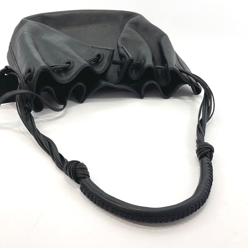 GUCCI Shoulder Bag 94901 drawstring type leather Black Women Used - JP-BRANDS.com