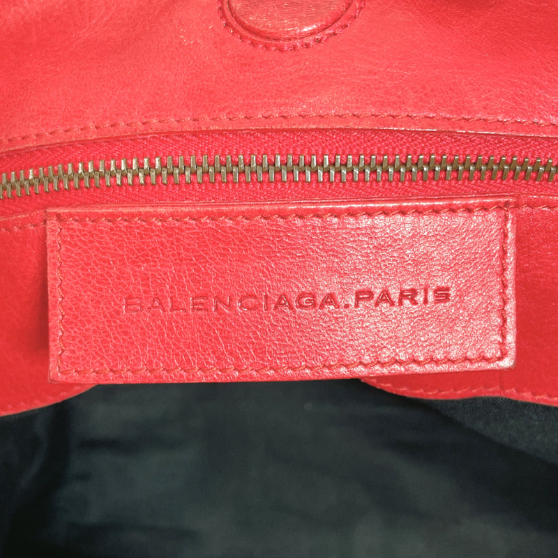 BALENCIAGA Tote Bag 228750・6480 The sunday leather Red Women Used