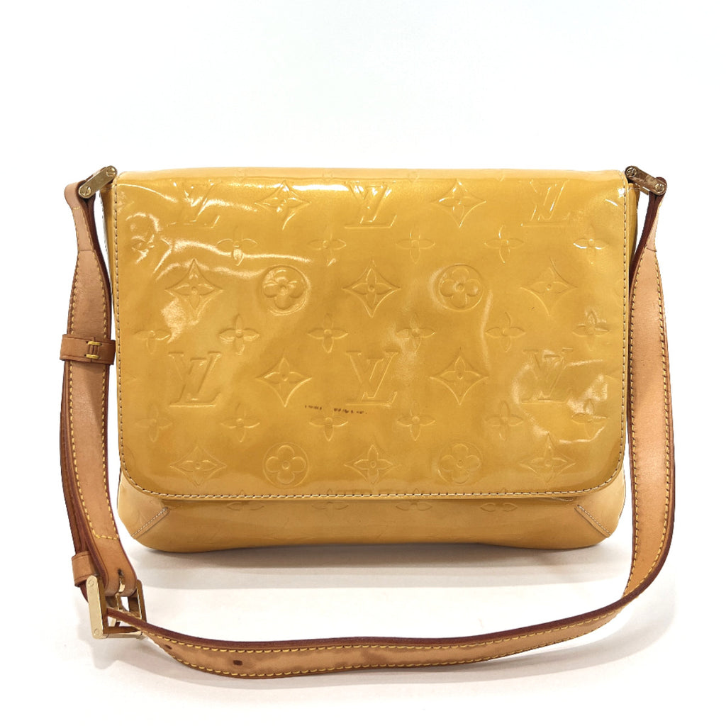 LOUIS VUITTON Vernis Thompson Street Shoulder Bag Yellow From