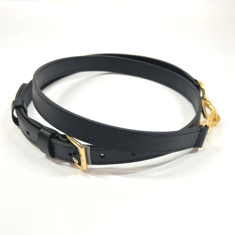 LOUIS VUITTON Shoulder strap For Suflo NV BB leather Black unisex Used