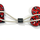 LOUIS VUITTON Other fashion goods MP0193 leopard hair elastic Cloisonne Pottery/Rubber Red Women Used