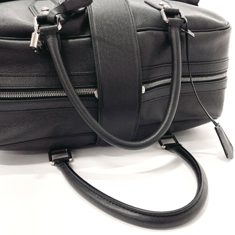Authentic Louis Vuitton Cuir Taiga Tura 2 Way Black Men's Shoulder Travel  Bag
