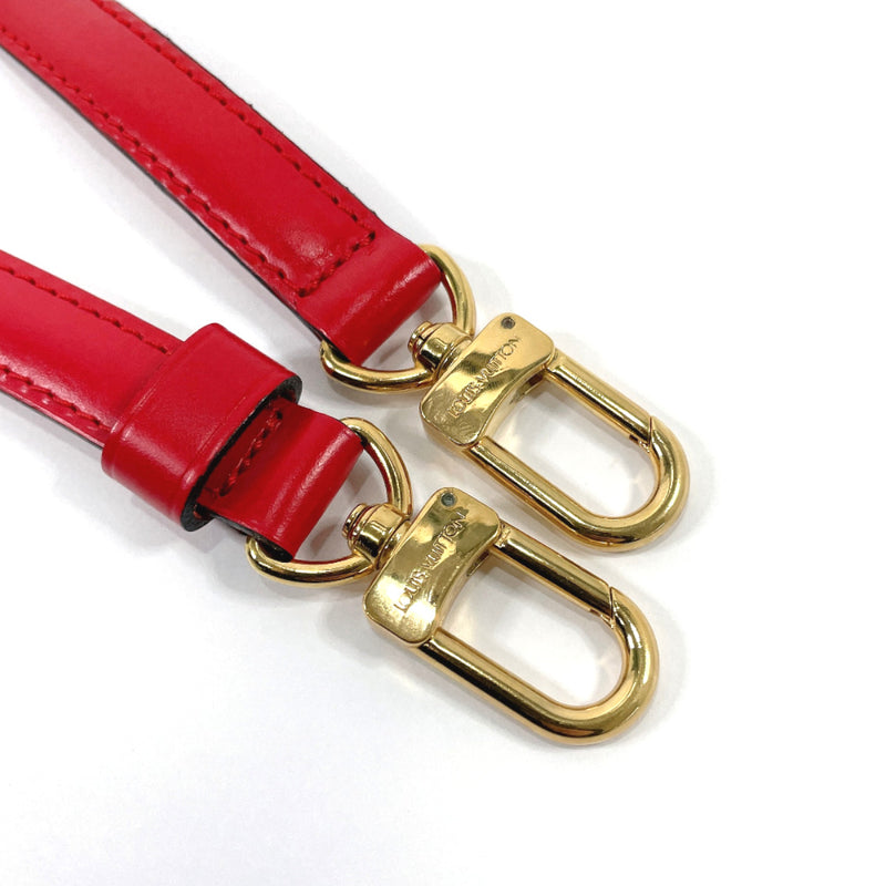 Louis Vuitton Red Leather Adjustable Shoulder Bag Strap Louis