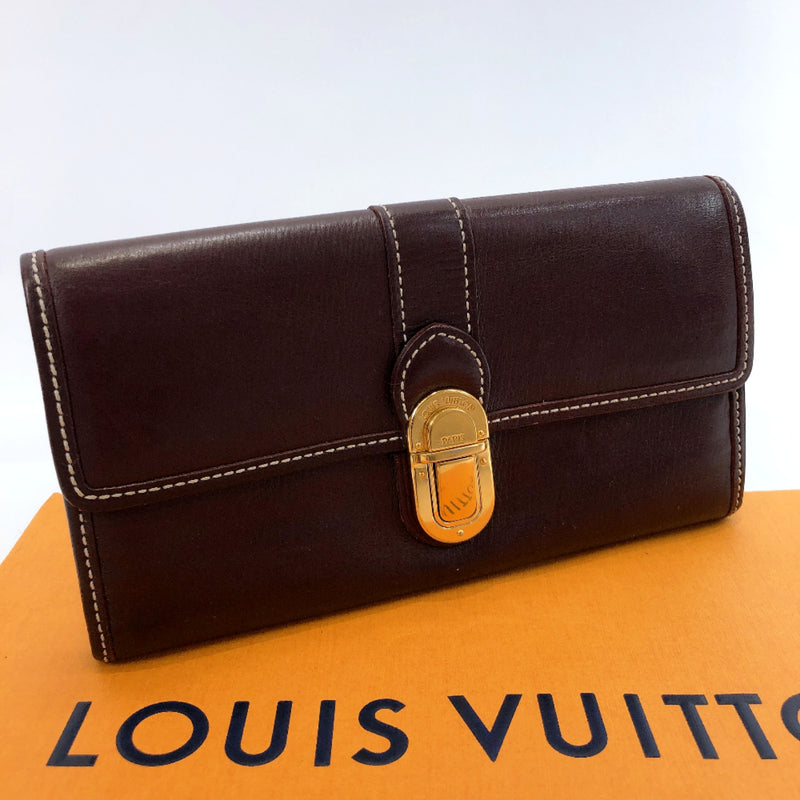 LOUIS VUITTON purse M93768 Portefeiulle Sarah Courier/Utah Bordeaux Women Used