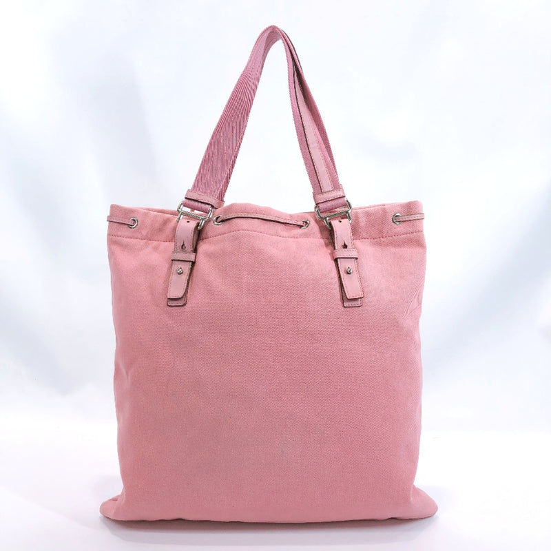 Yves Saint Laurent rive gauche Tote Bag canvas pink Women Used