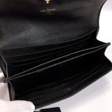 LOUIS VUITTON purse M61833 Portefeiulle Ponneuf Monogram unplant black Women Used - JP-BRANDS.com