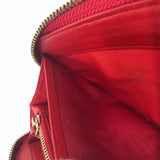 Christian Louboutin purse Round zip Panettone wallet leather white Women Used - JP-BRANDS.com