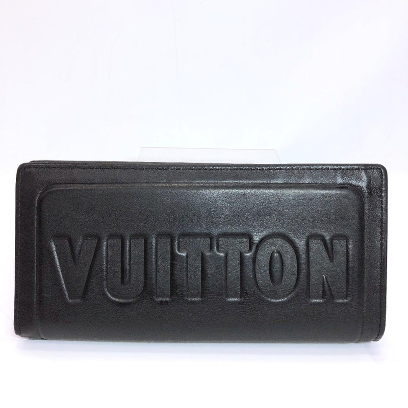 LOUIS VUITTON purse M63256 Portefeiulle braza Dark annity leather black mens Used - JP-BRANDS.com